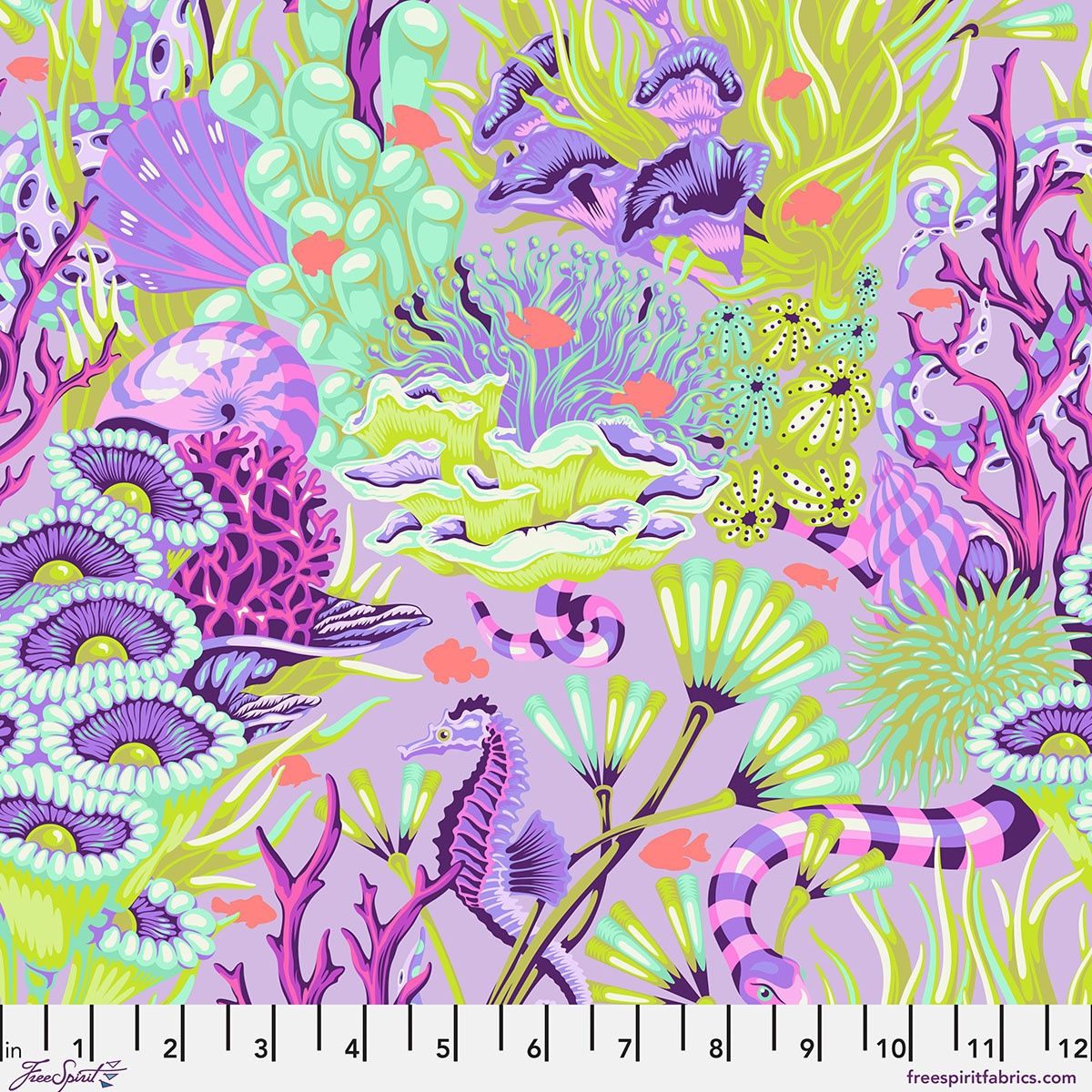 Reef What You Sew - Ultraviolet| Floral Reef