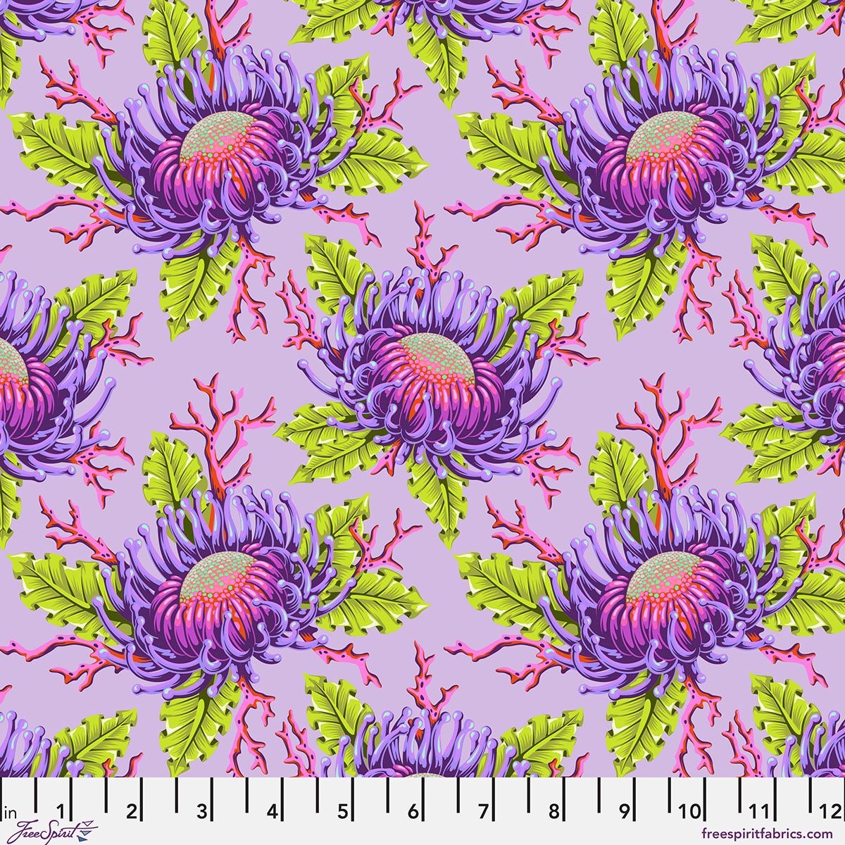 Friends &amp; Anemones - Ultraviolet| Floral Reef