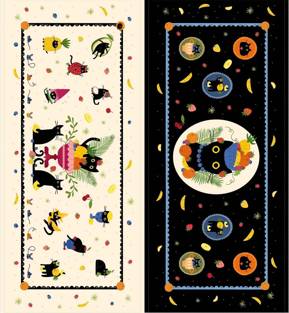 Furruit Platter Bench Pillow Panel - Multi | Leezaworks