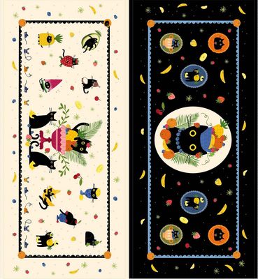 Furruit Platter Bench Pillow Panel - Multi | Leezaworks