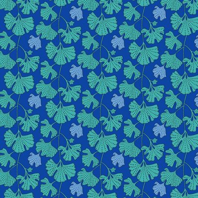 Ginkgo - Cerulean | Sunshine