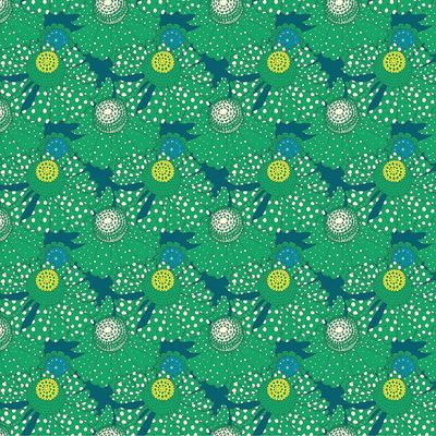Polka Flower - Chlorophyll | Sunshine