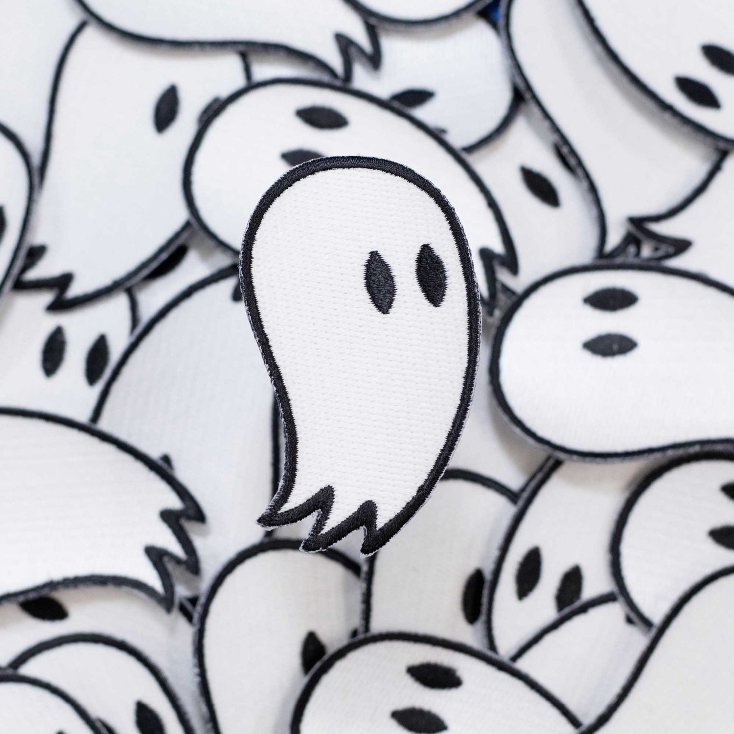 Fred the Ghost Glow in the Dark Iron-On Patch