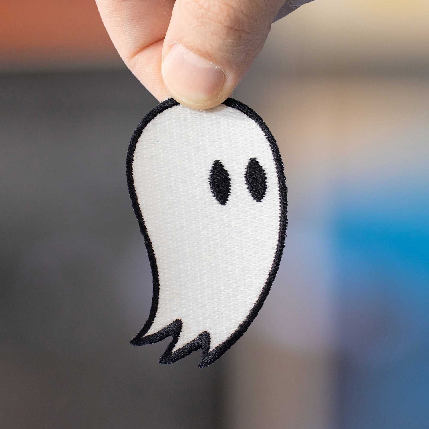 Fred the Ghost Glow in the Dark Iron-On Patch