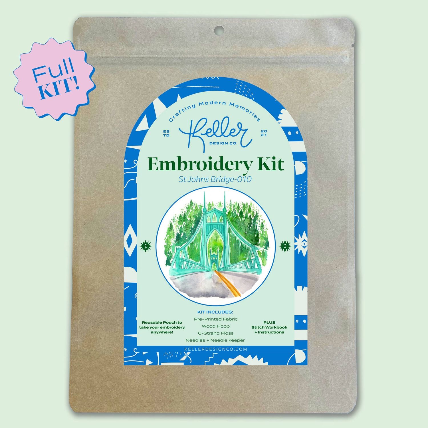 St Johns Bridge Embroidery Kit