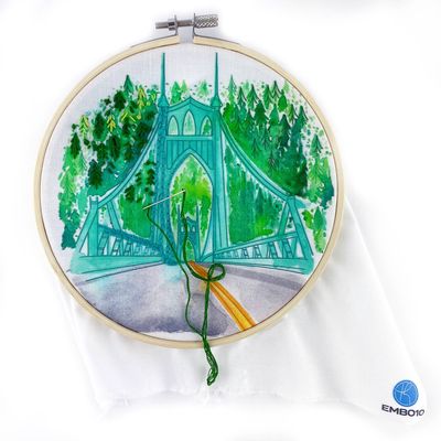 St Johns Bridge Embroidery Kit