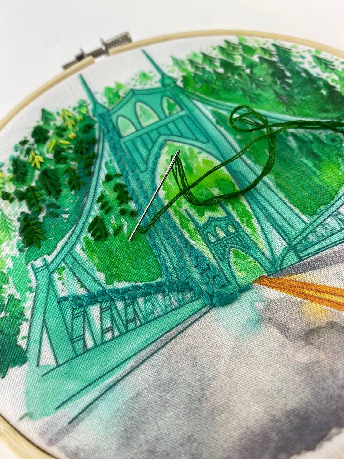 St Johns Bridge Embroidery Kit