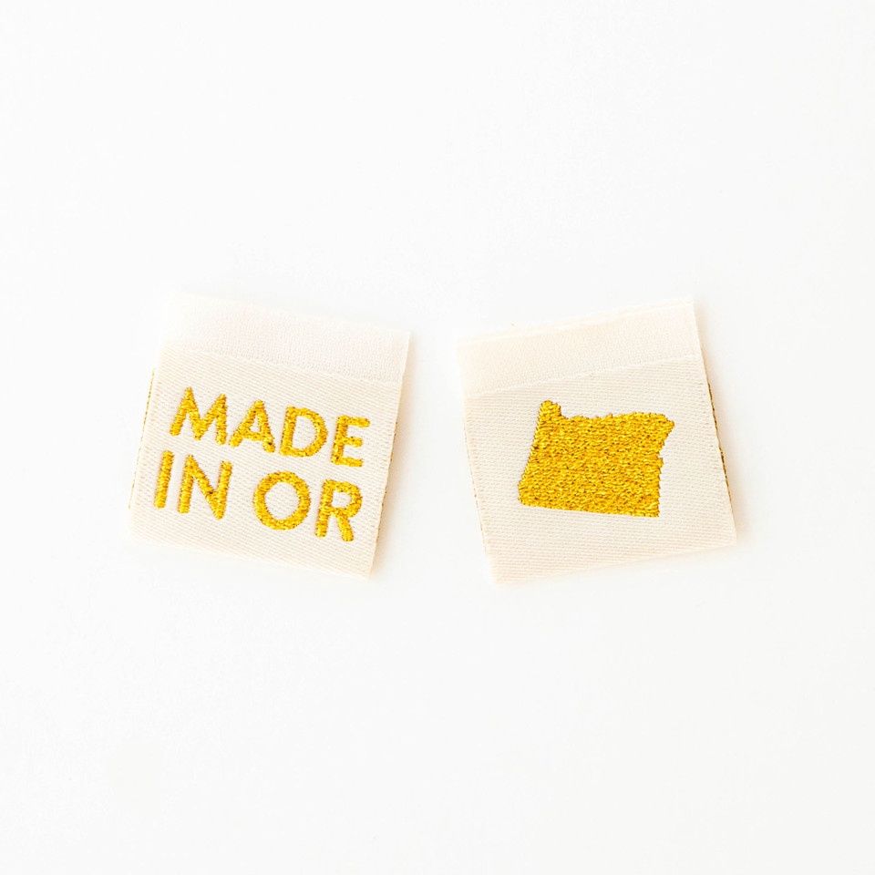 Made in Oregon Sew In Labels