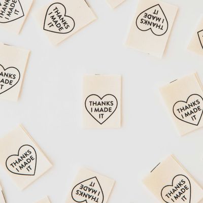 Sew in Labels Thanks I Made It Sarah Hearts