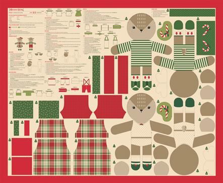 Holiday Cheer Panel Natural 20979 11 Moda #1