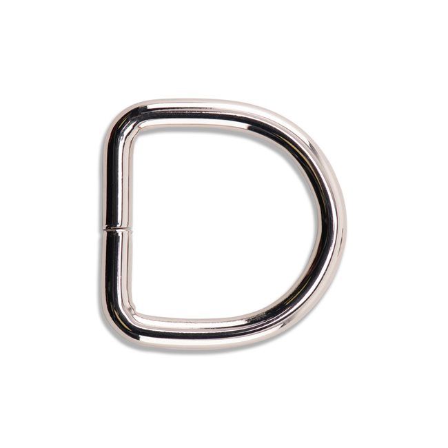 D ring 3/4 inch, nickel
