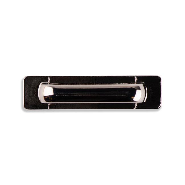 Nickel, 1" Arch Bridge Connector Strap Holder, bag hardware