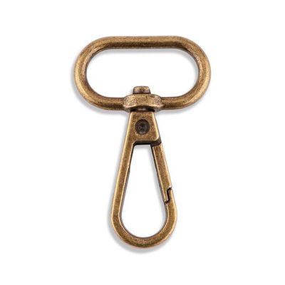 Antique Brass 1" Swivel Hook, bag hardware