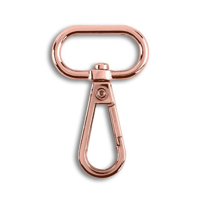Rose Gold 1" Swivel Hook, bag hardware