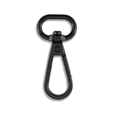 Black 1" Swivel Hook, bag hardware