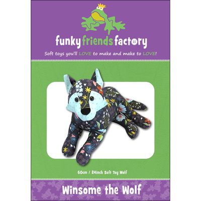 Winsome the Wolf soft toy, Funky Friends Factory
