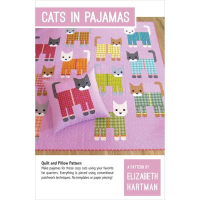 Cats in Pajamas, Elizabeth Hartman quilt pattern