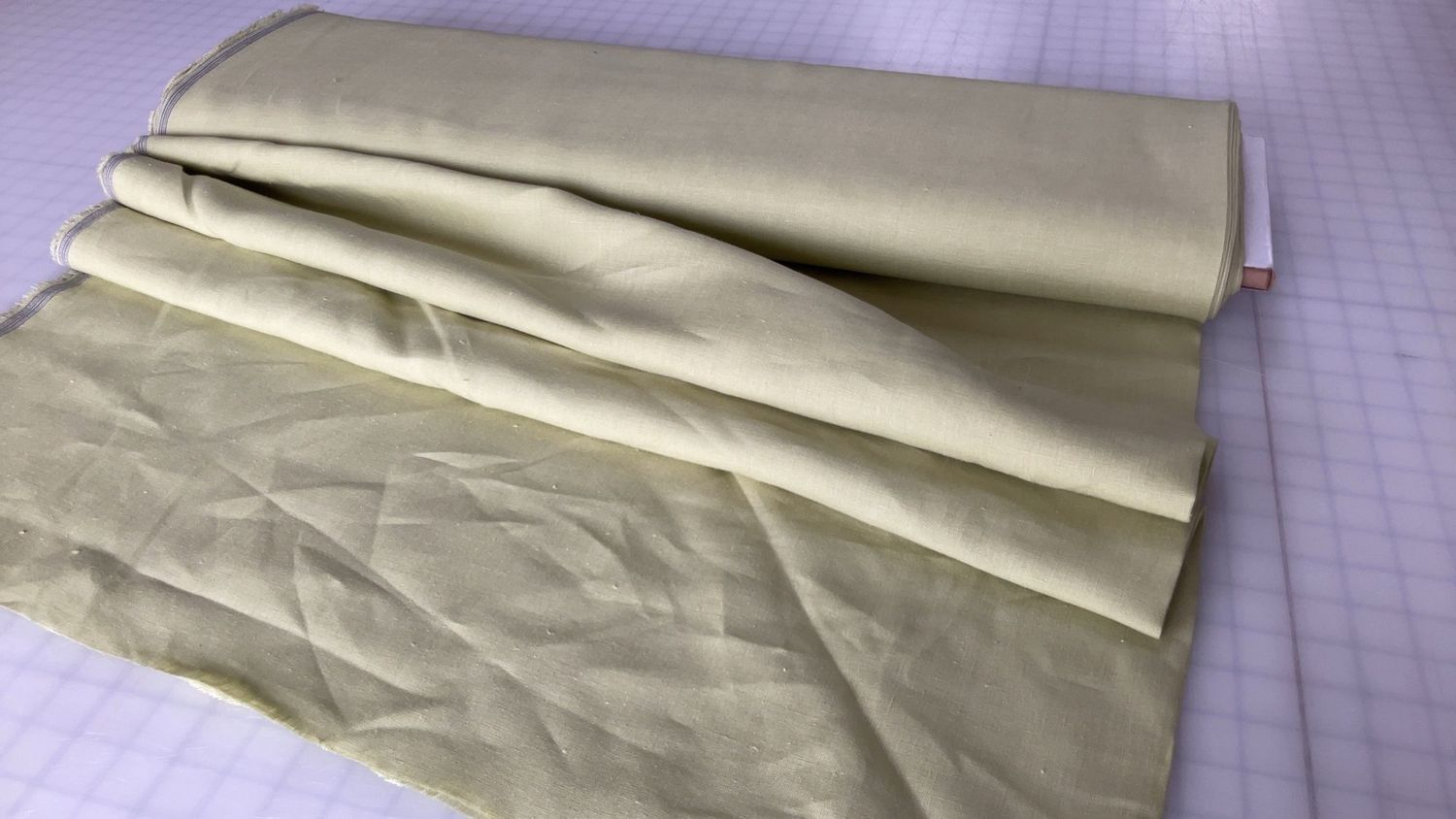 12367 - 56” spring green 100% Linen Online