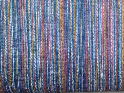Morikiku - faux-textured printed stripe - navy Online