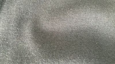 60” 100% Cotton - Knit Black Baby Rib | Deadstock Online