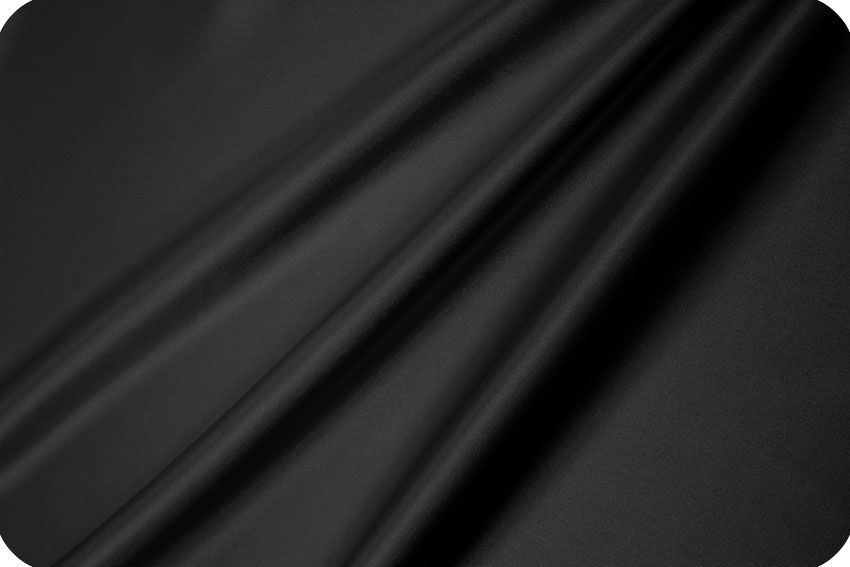 Silky Satin Solid Black 300, 58/60" Online