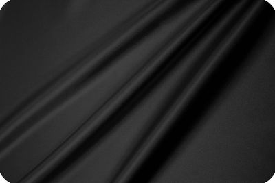 Silky Satin Solid Black 300, 58/60" Online