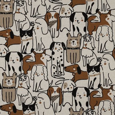 Canvas Dogs Linen Look Online