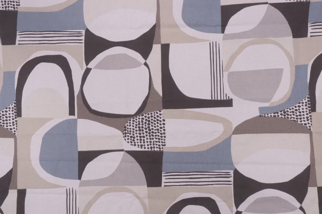 56" Covington Moyano Printed Cotton Drapery Fabric in 98-Wallstreet Online