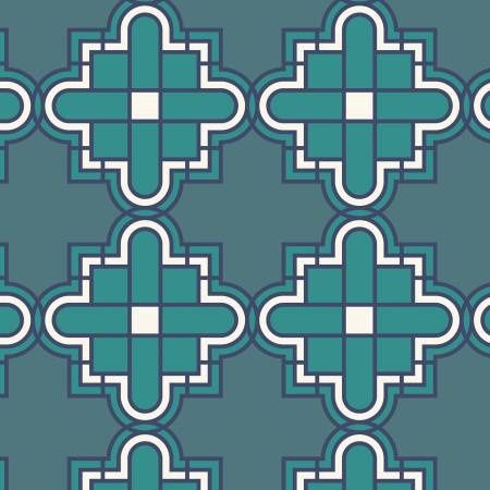 Teal Prism Organic Barkcloth Online