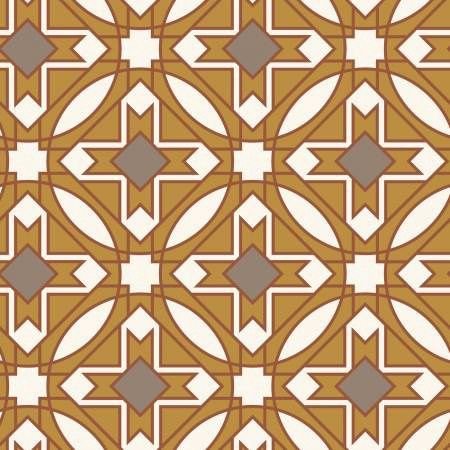 Mustard/Brown Prism Organic Barkcloth Online
