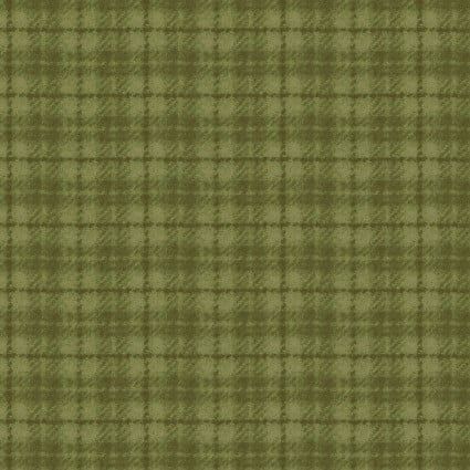 Woolies Flannel - green plaid Online