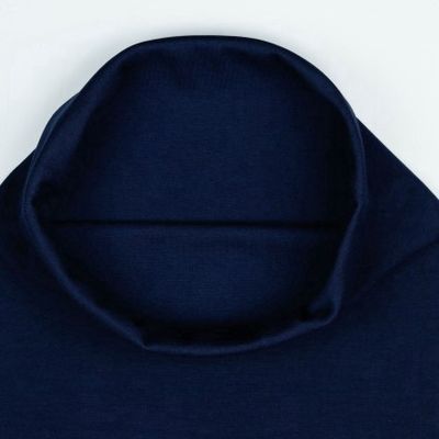 Navy Tube Ribbing GOTS 70cm Online