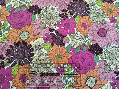 Cosmo Large Retro Floral w/Berries Online
