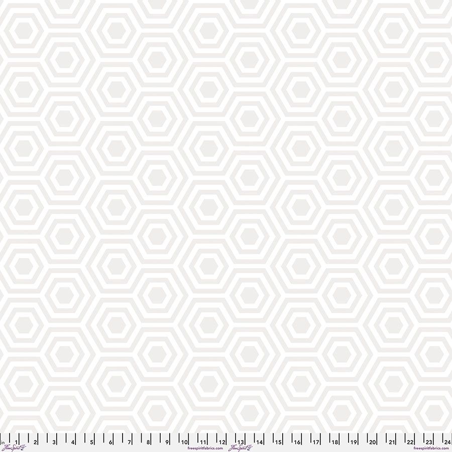 Backing Fabric - Hexy XL - Snowfall || Tula's True Colors Quilt Backs Online