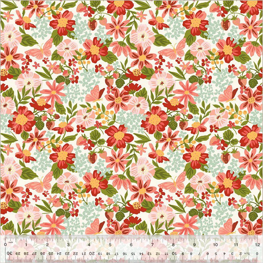 Orchard &amp; Grove Orchard Floral Coral | Windham Online