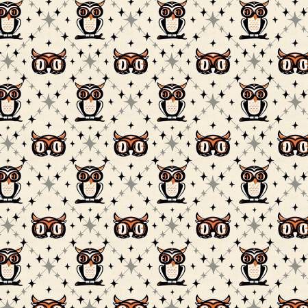 Owl Argyle - Ecru | Halloween Online