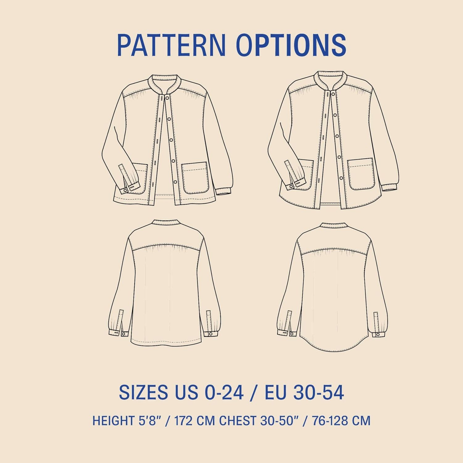 Women's Artist Jacket Sewing Pattern