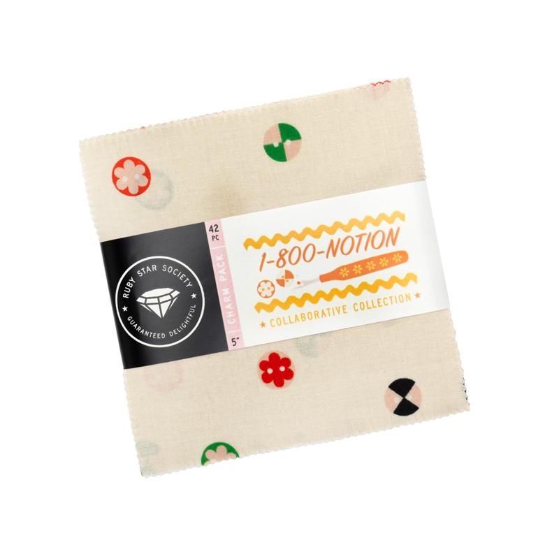 1 800 Notion Charm Pack - Ruby Star Precut #1