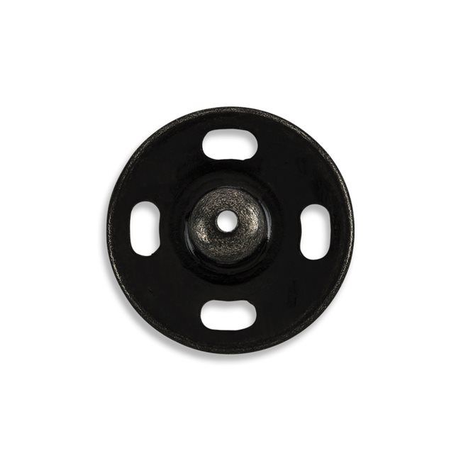 Sew-On Snaps - 5/8" / 16mm - Black Size 4