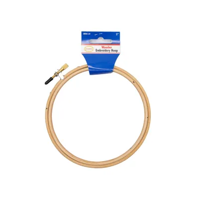 5" Round Superior Wood Embroidery Hoop