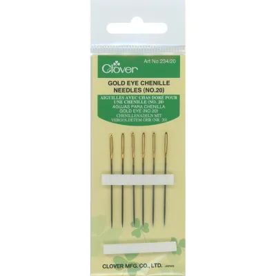 Gold Eye Chenille Needles, No. 20