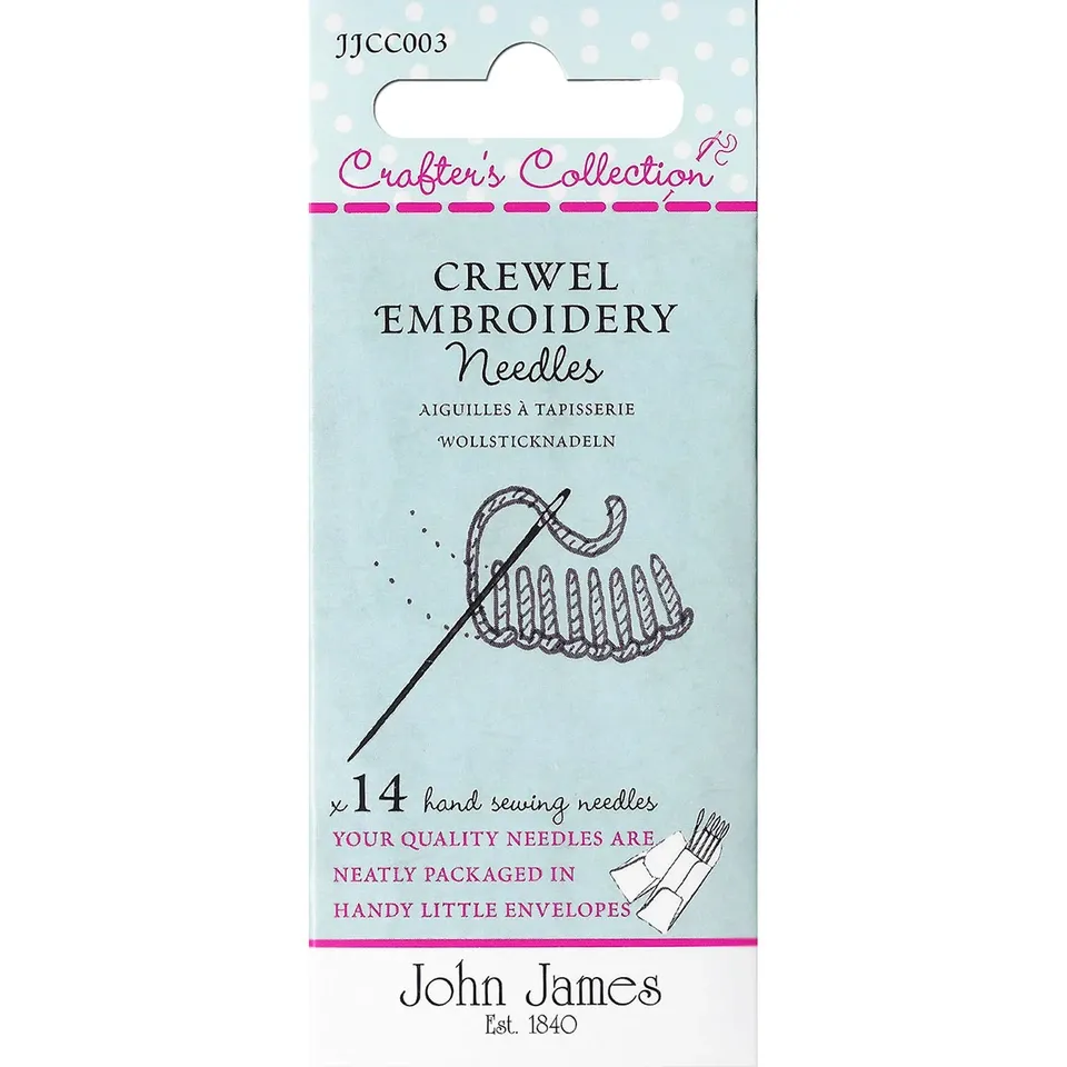 John James Crewel Embroidery Needles Assorted Sizes