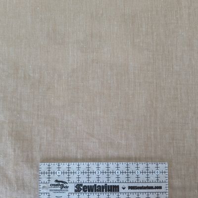 58" Two Tone Nutmeg 100% Linen Online