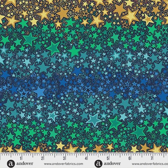 Orbit Ombre Star Blue - Makower UK Online