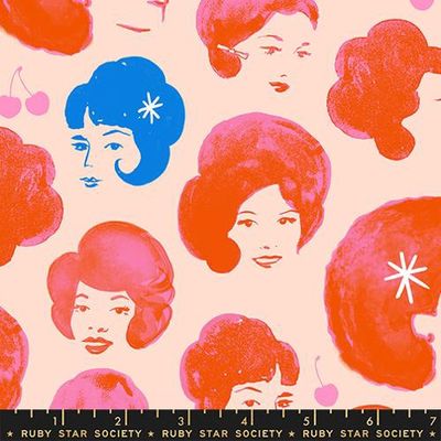 Dotties Friends Novelty Ladies Vintage Retro Kitsch - Peach Blossom | Sparkle Mart Online