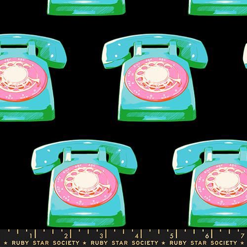 Telephones Novelty Vintage Retro Kitsch - Black | Sparkle Mart Online