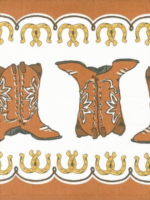 16" Classic Retro Cowboy Boots Toweling Online