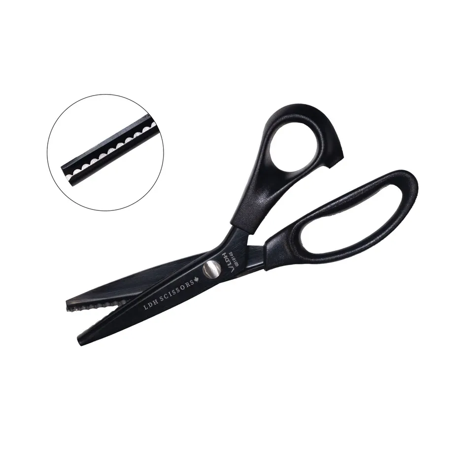 9" Pinking Shears - Scalloped Midnight Edition