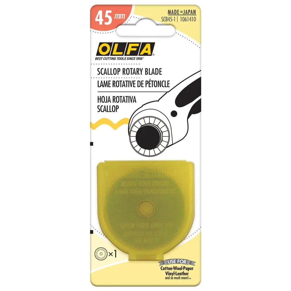 45mm Stainless Steel Scallop Blade