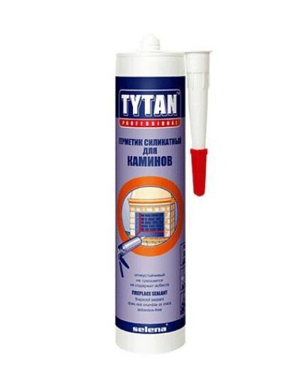 Герметик термостойкий силиконовый 300°С (красный) TYTAN